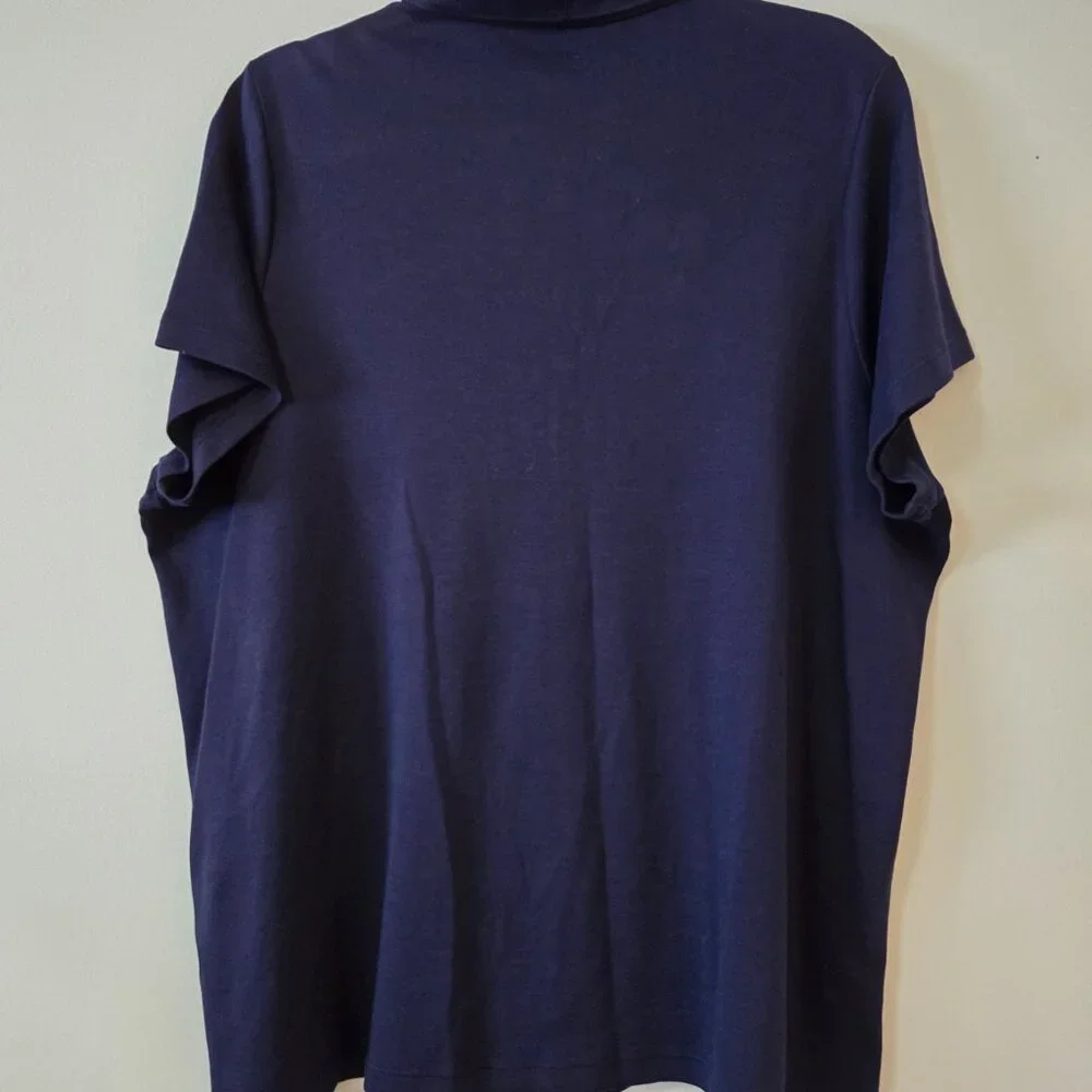 Lands End Women's Plus Size Supima Cotton Polo Sz 2X - Picture 8 of 11